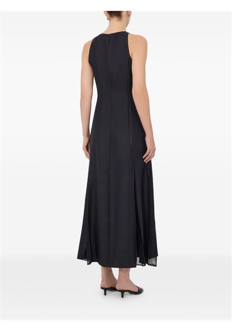 iraka silk twill dress woman black LOULOU DE SAISON | IRAKABLACK